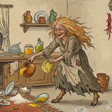 Salı Gecesi Ev Dağınık Bırakıldığında Geldiğine İnanılan Varlık: Çarşamba Karısı