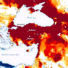 NASA'nın Paylaştığı Ürkütücü Türkiye Yer Altı Suyu Haritası