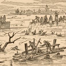 1887'de Çin'de 930 Bin İnsanın Ölümüne Neden Olan Sarı Nehir Sel Felaketi