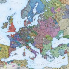 İnsanı Derin Düşüncelere Gark Eden, Derebeyliklerle Dolu 1444 Avrupa Haritası