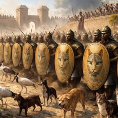 Perslerin, Şeytanın Aklına Gelmeyecek Bir Yöntemle Mısır'ı Fethettiği Pelusium Savaşı