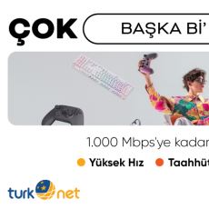 TurkNet’ten 1.000 Mbps Hızında Kesintisiz İnternet: GigaFiber