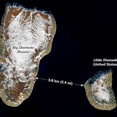 Aralarında 3,8 Km Olmasına Rağmen 20 Saat Fark Olan İlginç Yer: Diomede Adaları