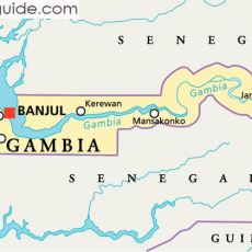 Gambiya Haritasının Neden Çok İlginç Bir Şekli Var?