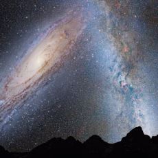 Samanyolu ve Komşu Galaksi Andromeda'nın Önünde Sonunda Çarpışacak Olması