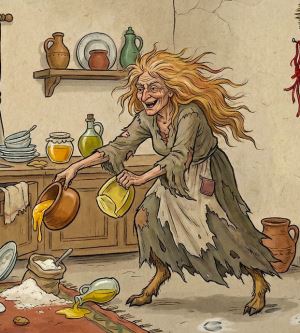 Salı Gecesi Ev Dağınık Bırakıldığında Geldiğine İnanılan Varlık: Çarşamba Karısı