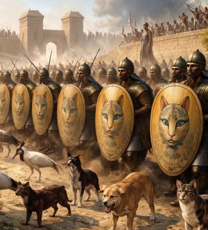 Perslerin, Şeytanın Aklına Gelmeyecek Bir Yöntemle Mısır'ı Fethettiği Pelusium Savaşı