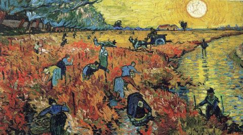 Van Gogh'un Hayattayken Satabildiği Tek Tablosu: Arles'te Kırmızı Üzüm Bağı
