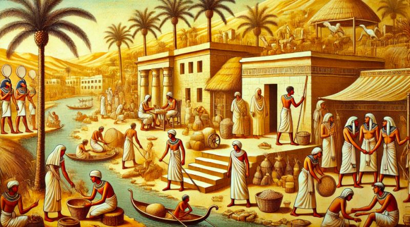 Antik Mısır'da İnsanların Günlük Yaşamına Dair İzlenimler