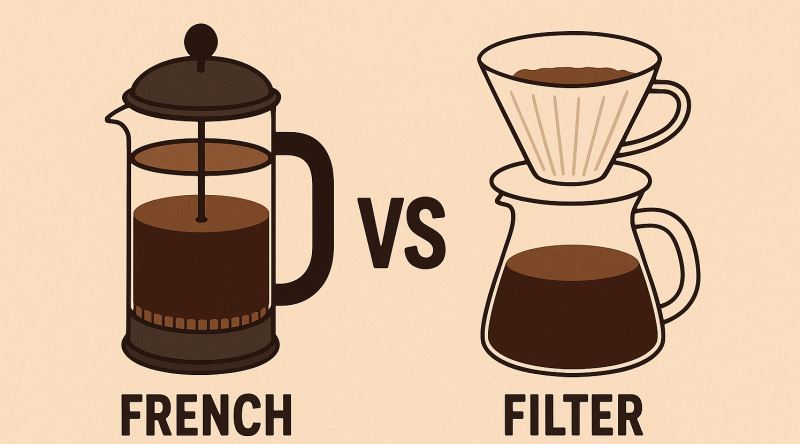 French Press ve Filtre Kahve Arasındaki Fark Nedir?