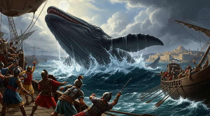 Konstantinopolis Açıklarında Bizans Denizcilerini Terörize Eden Dev Balina: Porphyrios