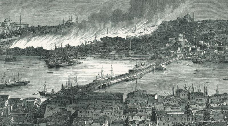 1826'da İstanbul'un 5'te 1'ini Etkisi Altına Alan Büyük Hocapaşa Yangını