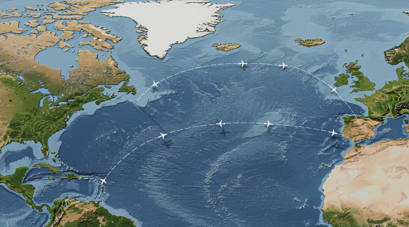 Uçaklar Batıdan Doğuya Doğru Neden Daha Hızlı Uçar?