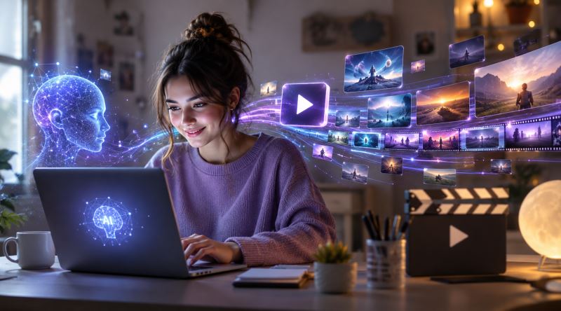 Yapay Zeka ile Bedava Video Üretebileceğiniz Web Siteleri