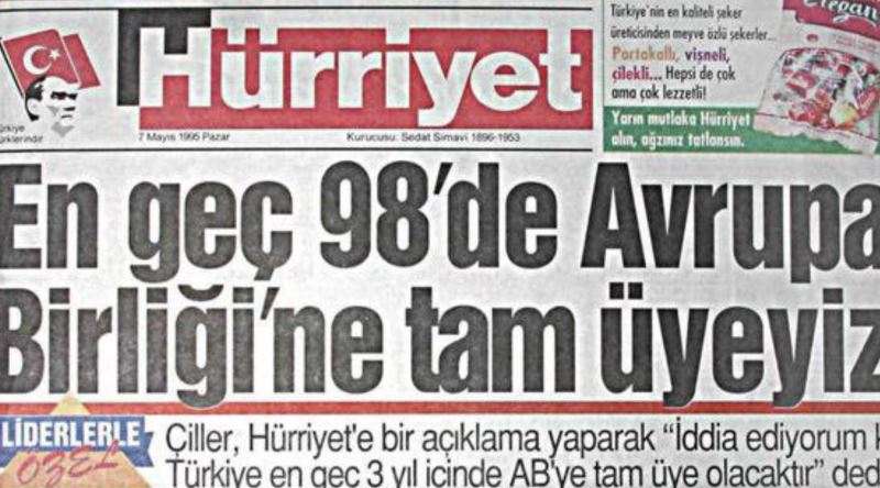 Türkiye'nin Avrupa Birliği Üyelik Sürecinin İnişli Çıkışlı Hikayesi