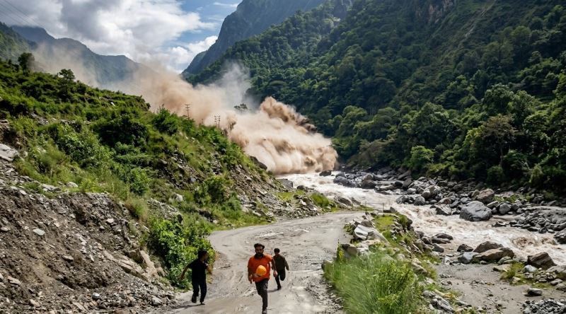 Nepal'de Yaşanan Büyük Sel Felaketi Nasıl Meydana Geldi?