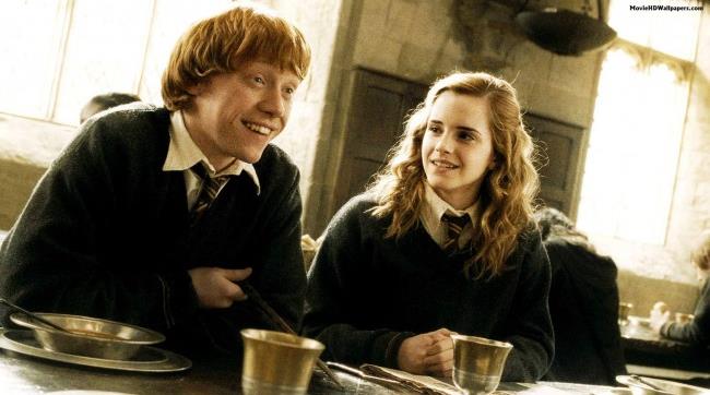 Hermione ve Ron Arasında, Daha İlk Kitaptan Beri Fark Edilen Cinsel Tansiyon