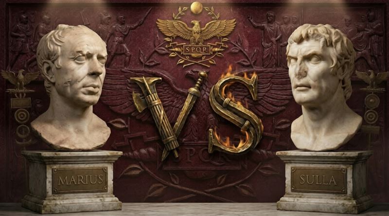 Roma’yı Kana Bulayan İki Adam: Marius ve Sulla’nın Ölümcül Hesaplaşması