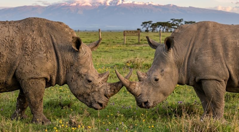 Sadece 2 Dişi Üyesi Hayatta Kalan, Nesli Tükenen Hayvan: Kuzey Beyaz Gergedanı