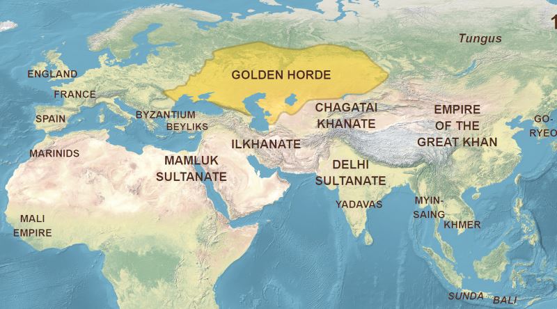 Günümüzden Bakınca Kulak Yakan Sınırlara Ulaşmış Olan Altın Orda Devleti'nin Özeti