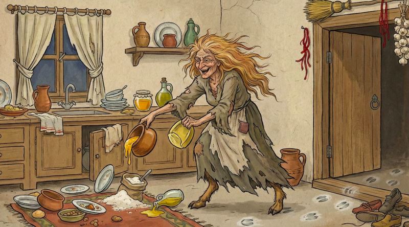 Salı Gecesi Ev Dağınık Bırakıldığında Geldiğine İnanılan Varlık: Çarşamba Karısı